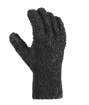 teXXor® PVC Handschuhe Schwarz Granuliert Flüssigkeitsbeständig in Größe 10