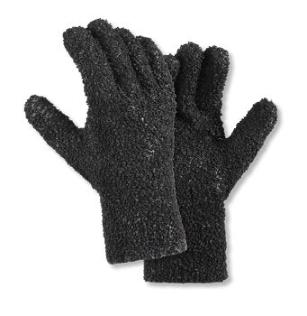 teXXor® PVC Handschuhe Schwarz Granuliert Flüssigkeitsbeständig in Größe 10