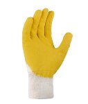 teXXor® Universalhandschuhe Latex Arbeits-Schutzhandschuhe Komfort Griffsicher Flexibel Gelb