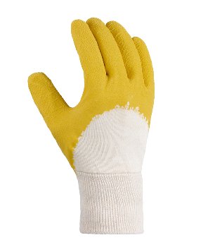 teXXor® Universalhandschuhe Latex Arbeits-Schutzhandschuhe Komfort Griffsicher Flexibel Gelb