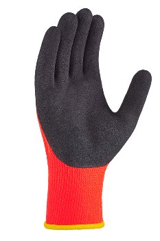 teXXor® Topline Winterhandschuhe Polyacryl Orange Grau Touchscreen Gr. 7-11