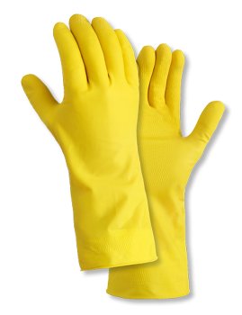teXXor Haushaltshandschuhe Naturlatex Gelb Flexibel Gitterprofil Schutzhandschuhe 2220