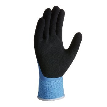teXXor TOUCH Winter Arbeitshandschuhe Latex Beschichtung Touchscreen Blau Schwarz