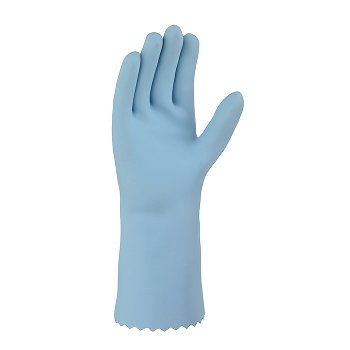 teXXor 2240 Topline Chemikalienschutz Handschuhe aus Naturlatex Blau 30cm