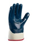 teXXor Topline Nitril Arbeitshandschuhe mit Stulpe robuste Schutzhandschuhe Bau