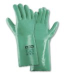 teXXor 2366 Nitril-Handschuhe mit gerauter Oberfläche für optimalen Grip Grün
