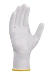 teXXor® Polyester-Strickhandschuhe, PU-beschichtet, weiß, für Montagearbeiten
