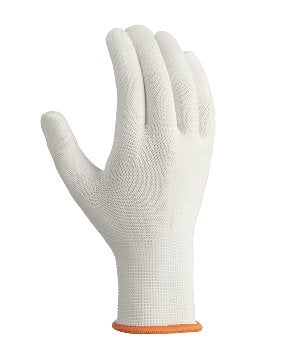 teXXor Feinstrick Handschuhe Polyester Weiß | Atmungsaktiv Komfortabler Arbeitsschutz