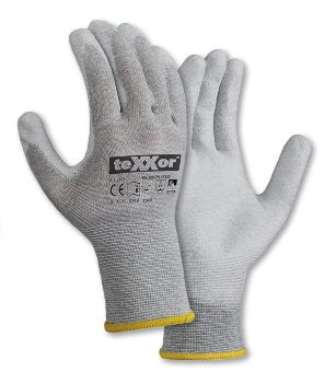 teXXor ESD 2 Strickhandschuhe, Touchscreen, hohe Fingerfertigkeit, elastisch
