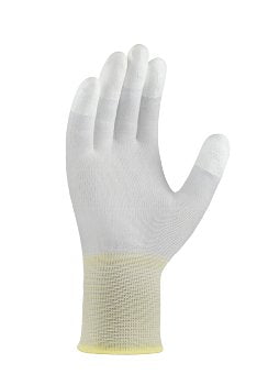 teXXor Nylon-Strickhandschuhe mit PU-Fingerspitzen: Präzise, flexible Schutzhandschuhe für feine Montage