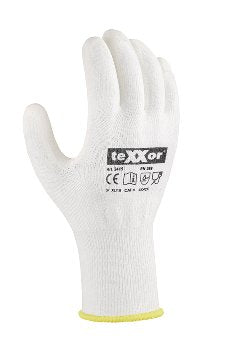 teXXor® Robuste Schnittschutz-Strickhandschuhe PU-beschichtet – Sicherer Griff für Präzisionsarbeiten