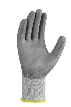 teXXor® Schnittschutz-Strickhandschuhe PU-Beschichtung Grau Ergonomisch Flexibel