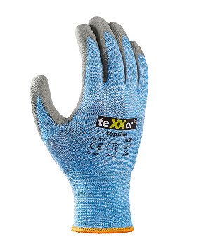 teXXor® Schnittschutz-Strickhandschuhe: Ergonomisch, Atmungsaktiv, Robust mit PU-Beschichtung