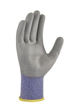 teXXor® Basic Schnittschutz-Strickhandschuhe: Ergonomisch, Flexibel, Atmungsaktiv, Grau-Meliert