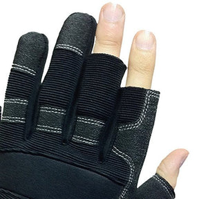 421030 Hase Technik 3 Fingerhandschuh Klett HiTech-Synthetikleder 1 Paar Gr 8-12 Hase Safety Gloves