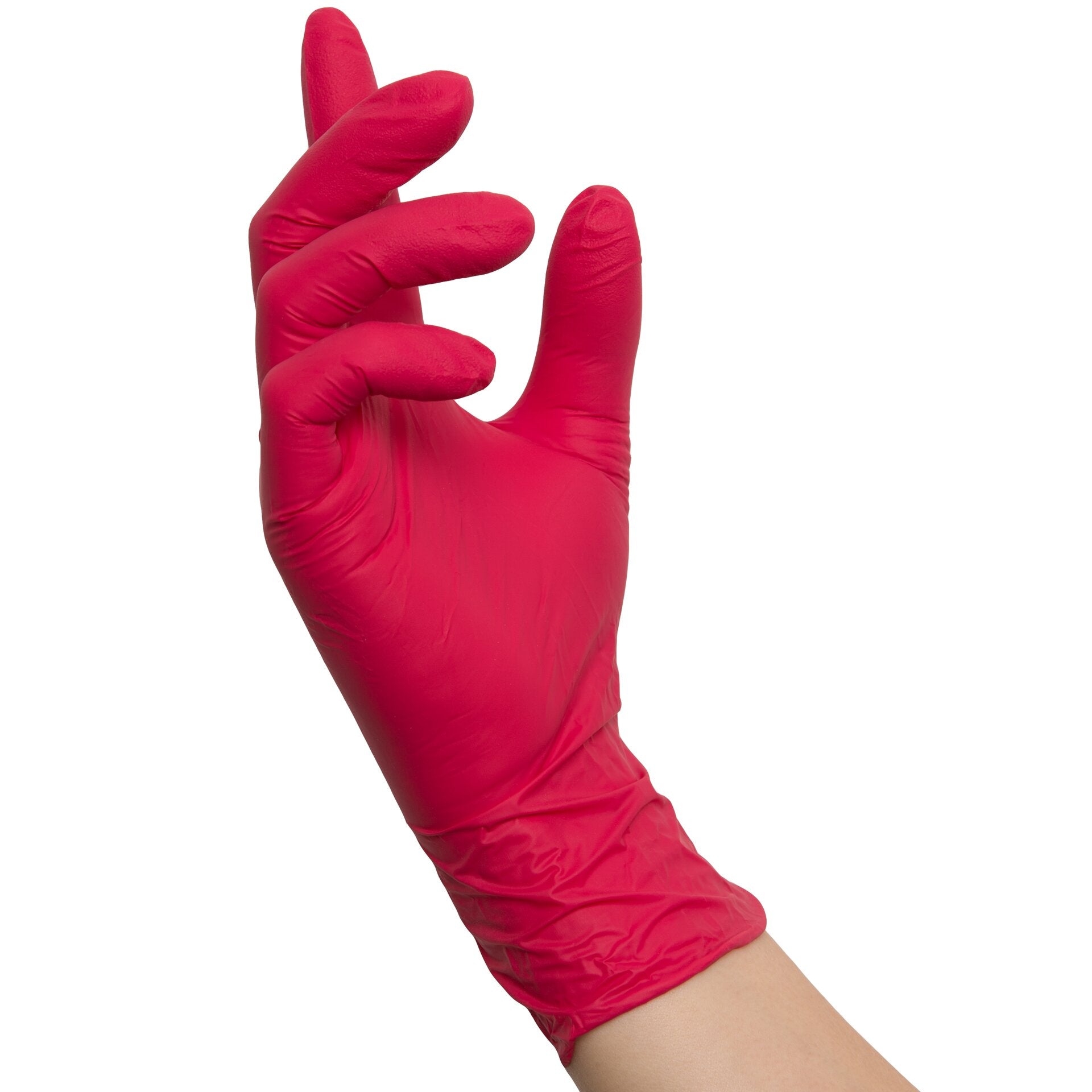 8326 Nitras rot Nitrilhandschuh Einmalhandschuh Box je 100 Stück puderfrei latexfrei Gr S-XL Nitras Medical