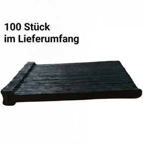 HorzeFix Klett-Kabelbinder 12mm Schwarz [100er Pack] – Wiederverwendbar