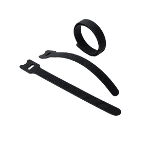 HorzeFix Klett-Kabelbinder 12mm Schwarz [100er Pack] – Wiederverwendbar