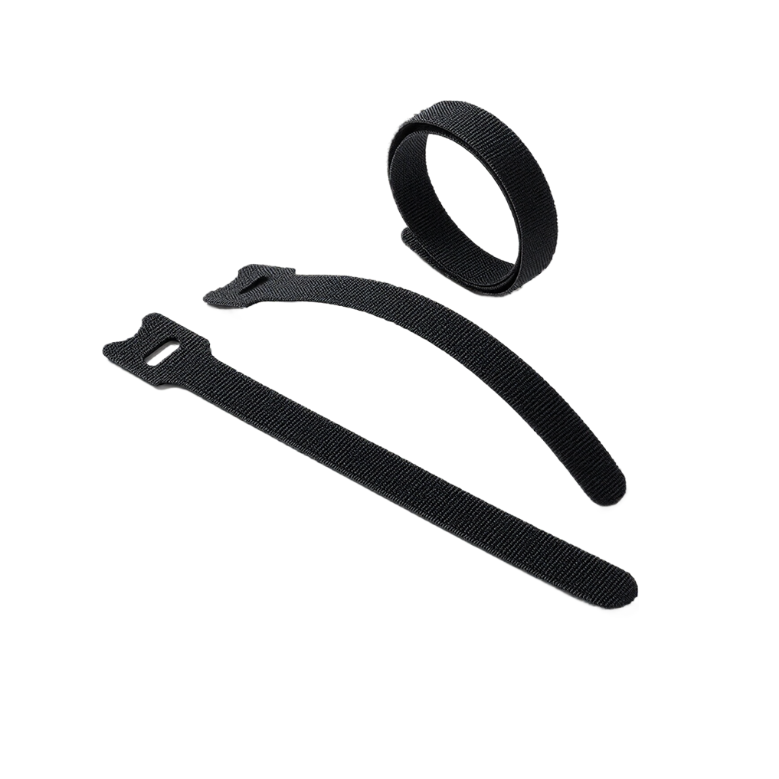HorzeFix Klett-Kabelbinder 12mm Schwarz [100er Pack] – Wiederverwendbar