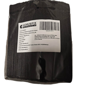 HorzeFix Klett-Kabelbinder 12mm Schwarz [100er Pack] – Wiederverwendbar