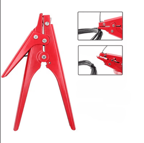 HorzeFix Kabelbinder Spannzange rot für Kabelbinder bis 9mm Kabelbinderbreite