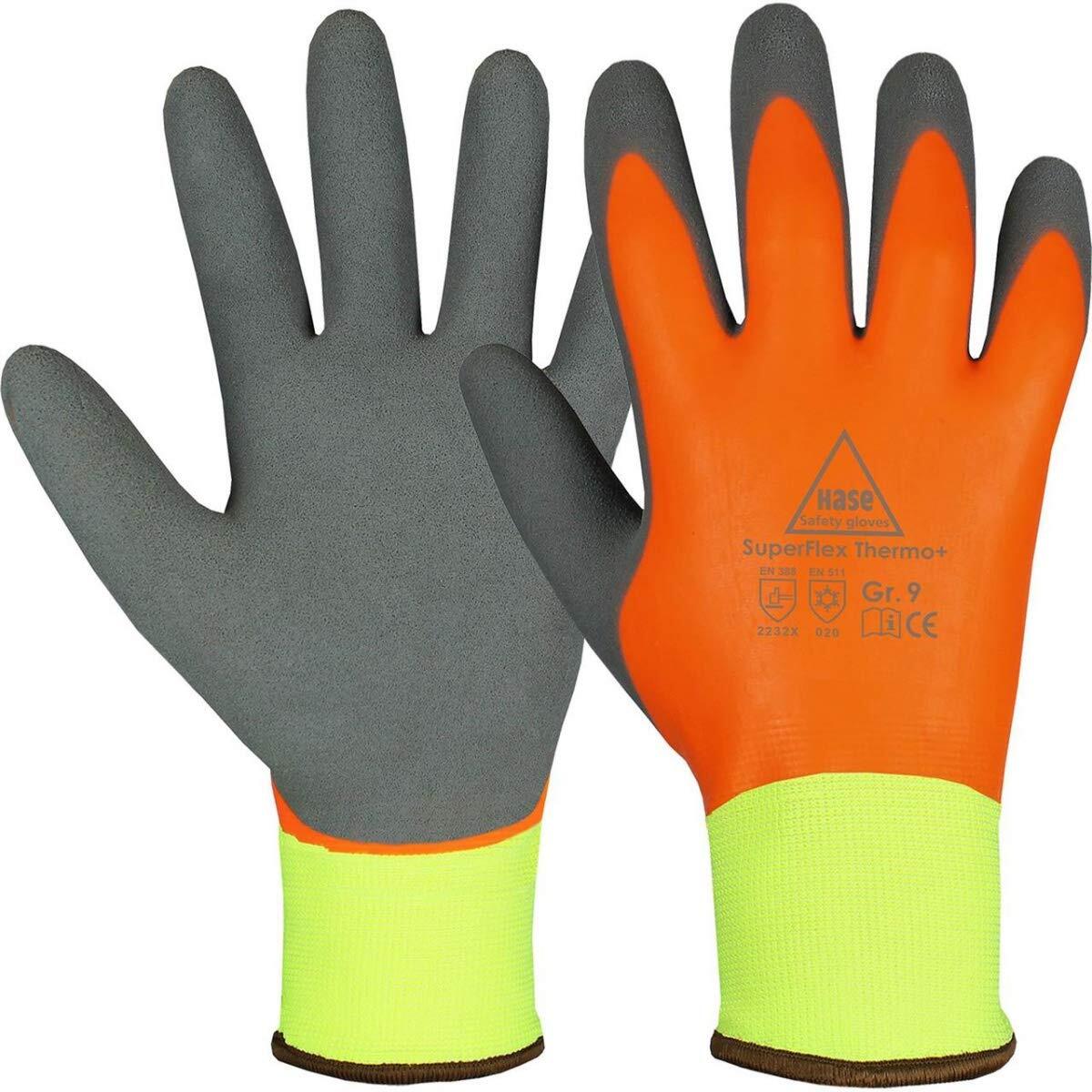 SuperFlex Thermo+ Winter-Montagehandschuhe mit Touch-Funktion, Kälteschutz und sicherem Latex-Grip