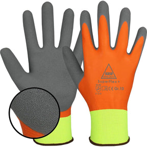 Hase SuperFlex Thermo+ Winter-Montagehandschuhe 5 Paar Touch-Funktion Latex-Grip Gr 7-11