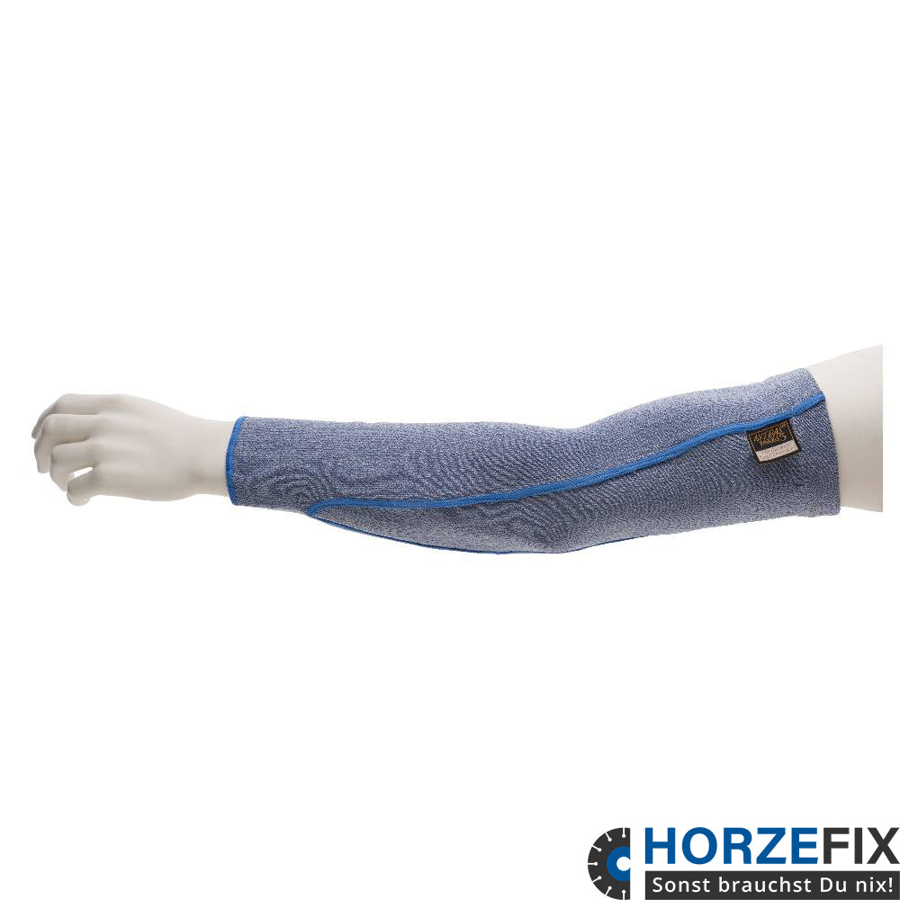 Nitras Schnittschutz-Armschoner Länge 45cm blau nach EN 388 und EN407