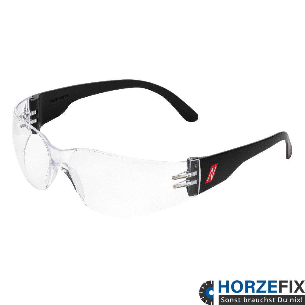 9000 Nitras VISION PROTECT BASIC Schutzbrille EN166 klar 12 Stück horzefix