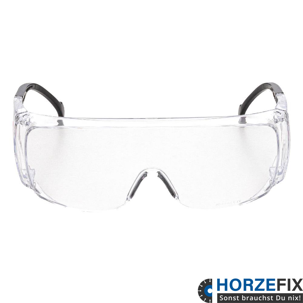 9015 Nitras Vision Protect Schutzbrille EN166 klar für Brillenträger 12 Stück horzefix